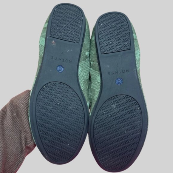 EUC Rothy's Loafer in Limited Edition Olive Camo (Women's 7) - Picture 2 of 3